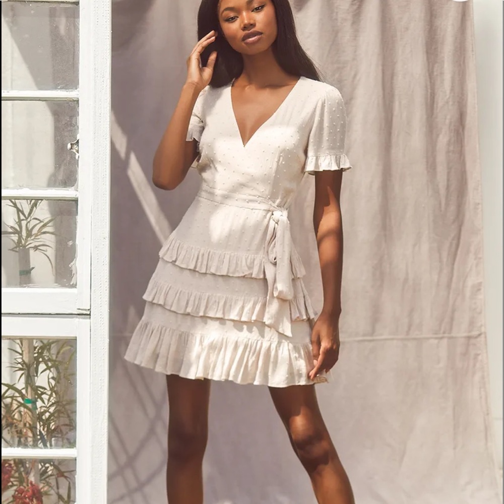 Lulus Cream Dress